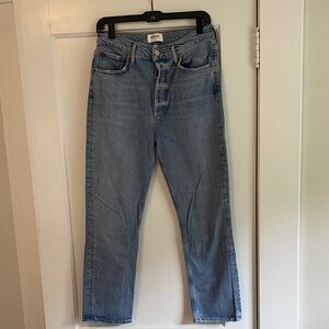 AGOLDE Riley “Shiver” High Rise Crop jean size 27